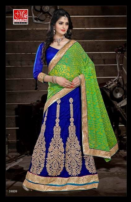 Lehenga saree latest patli